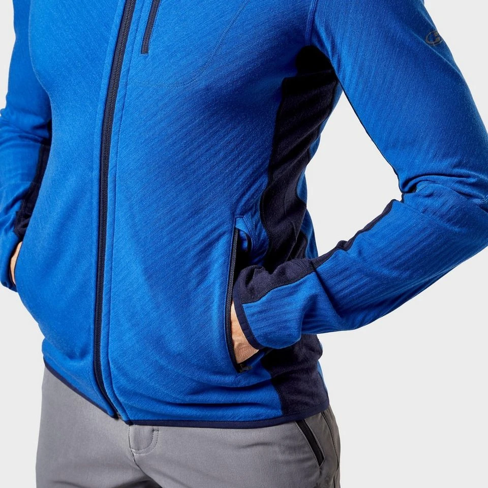 Icebreaker Men's RealFleece™ Merino Descender Long Sleeve Full Zip Jacket 6 Icebreaker Men's RealFleece™ Merino Descender Long Sleeve Full Zip Jacket - Image 6