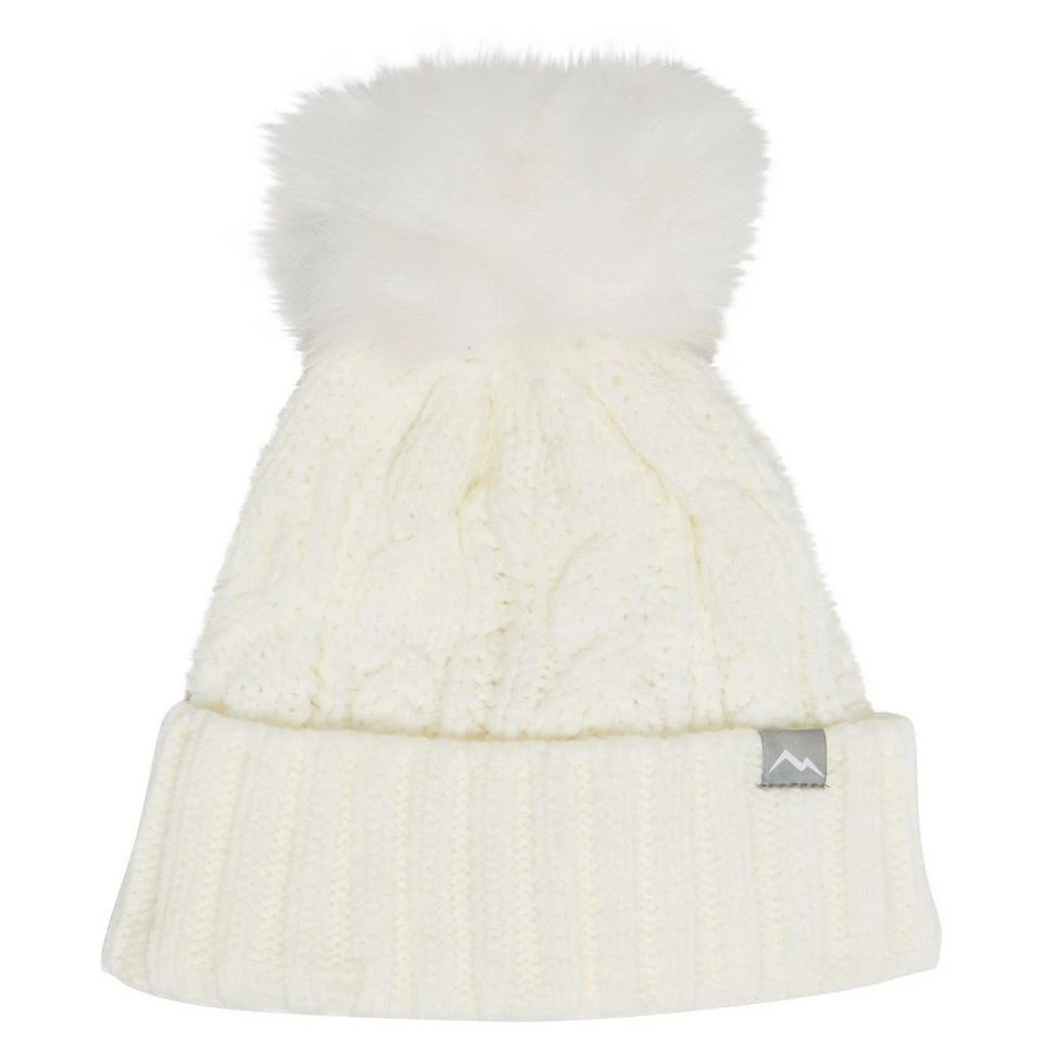 Women's Daisy Cable Knit Bobble Hat 4 Women's Daisy Cable Knit Bobble Hat - Image 4