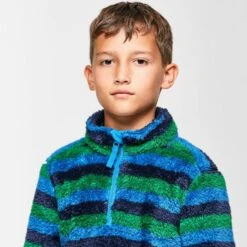 Kids' Stripe Print Half-zip Fleece -Regatta Sales Store go 374767 d