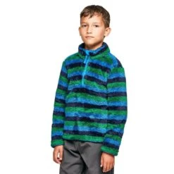 Kids' Stripe Print Half-zip Fleece -Regatta Sales Store go 374767 z