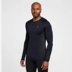 Odlo Men's Performance Warm Eco Long Sleeve Baselayer Top