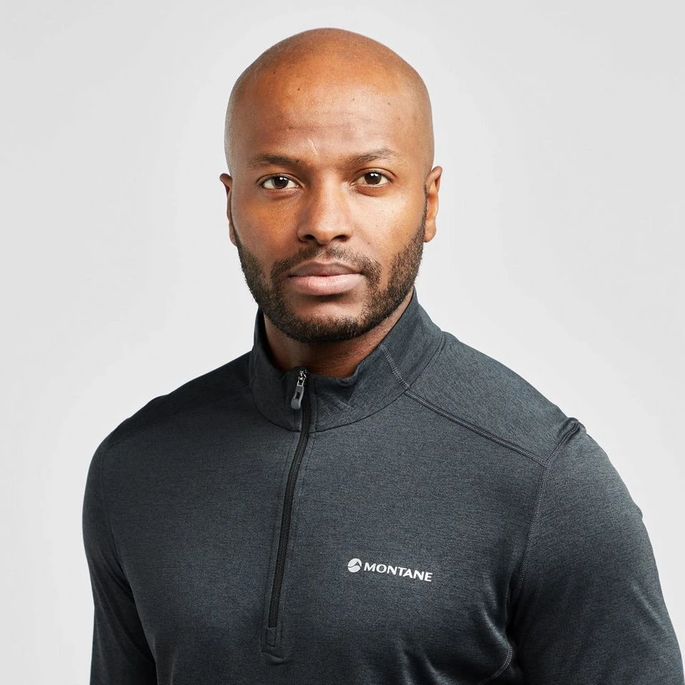 Montane Men’s Dart Zip Neck Long Sleeve T-Shirt 4 Montane Men’s Dart Zip Neck Long Sleeve T-Shirt - Image 4