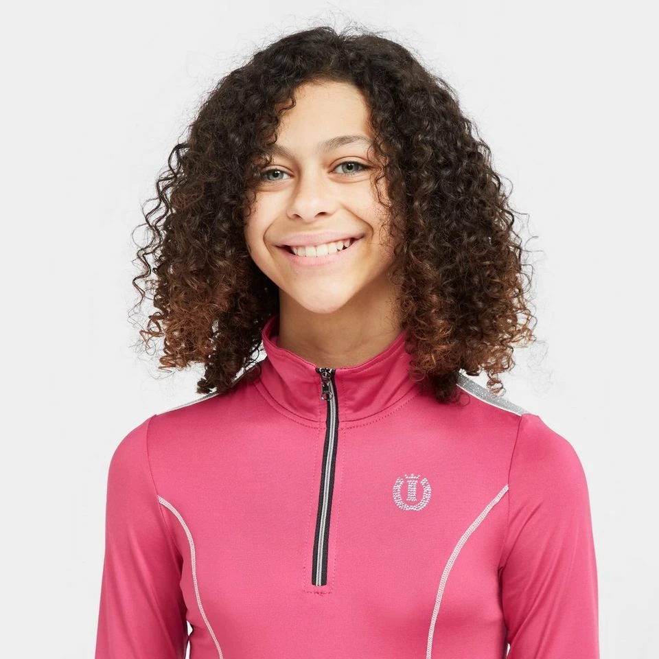 Kids’ Riding Sporty Star Half Zip Tech Top 4 Kids’ Riding Sporty Star Half Zip Tech Top - Image 4
