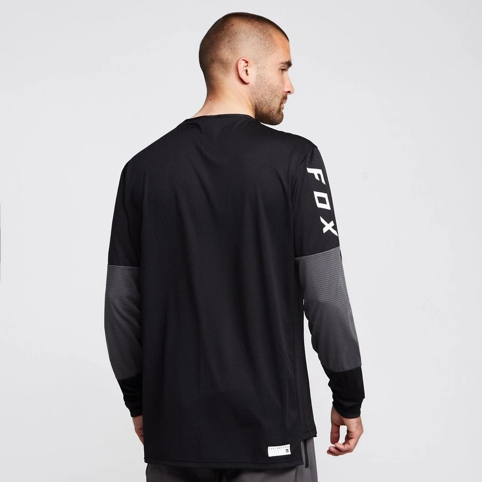 Men's Defend Foxhead Long Sleeve Jersey 2 Men's Defend Foxhead Long Sleeve Jersey - Image 2