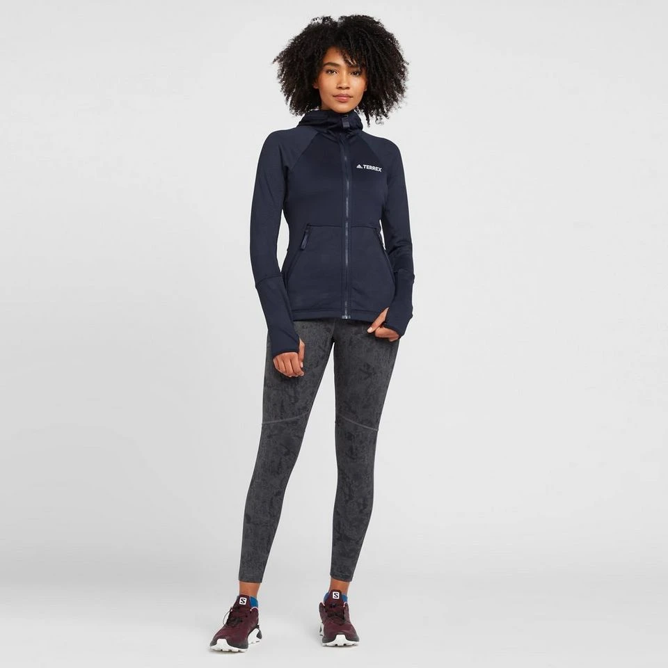 Adidas TERREX Women’s Tech Flooce Hooded Hiking Fleece Jacket 3 Adidas TERREX Women’s Tech Flooce Hooded Hiking Fleece Jacket - Image 3