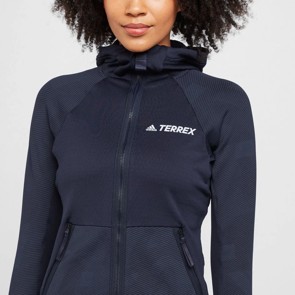 Adidas TERREX Women’s Tech Flooce Hooded Hiking Fleece Jacket 4 Adidas TERREX Women’s Tech Flooce Hooded Hiking Fleece Jacket - Image 4