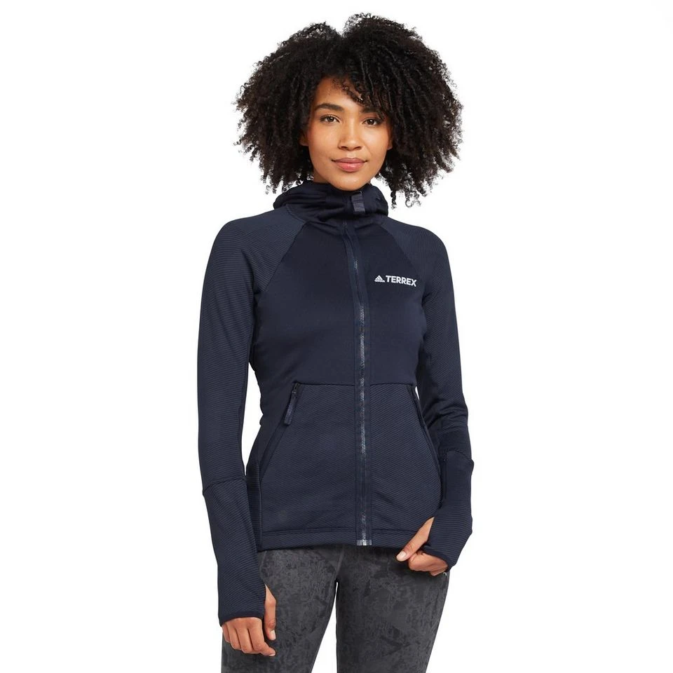 Adidas TERREX Women’s Tech Flooce Hooded Hiking Fleece Jacket 8 Adidas TERREX Women’s Tech Flooce Hooded Hiking Fleece Jacket - Image 8