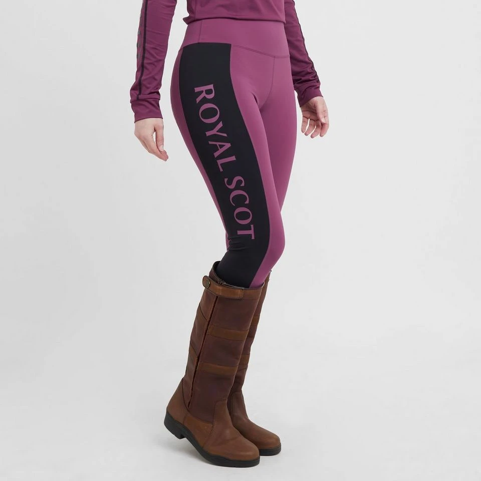 Women's Full Seat Riding Tights In Wine 1 Women's Full Seat Riding Tights In Wine