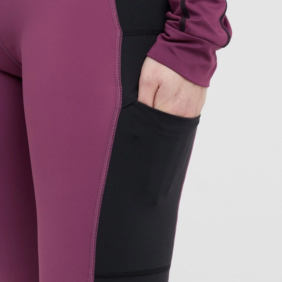 Women's Full Seat Riding Tights In Wine 5 Women's Full Seat Riding Tights In Wine - Image 5