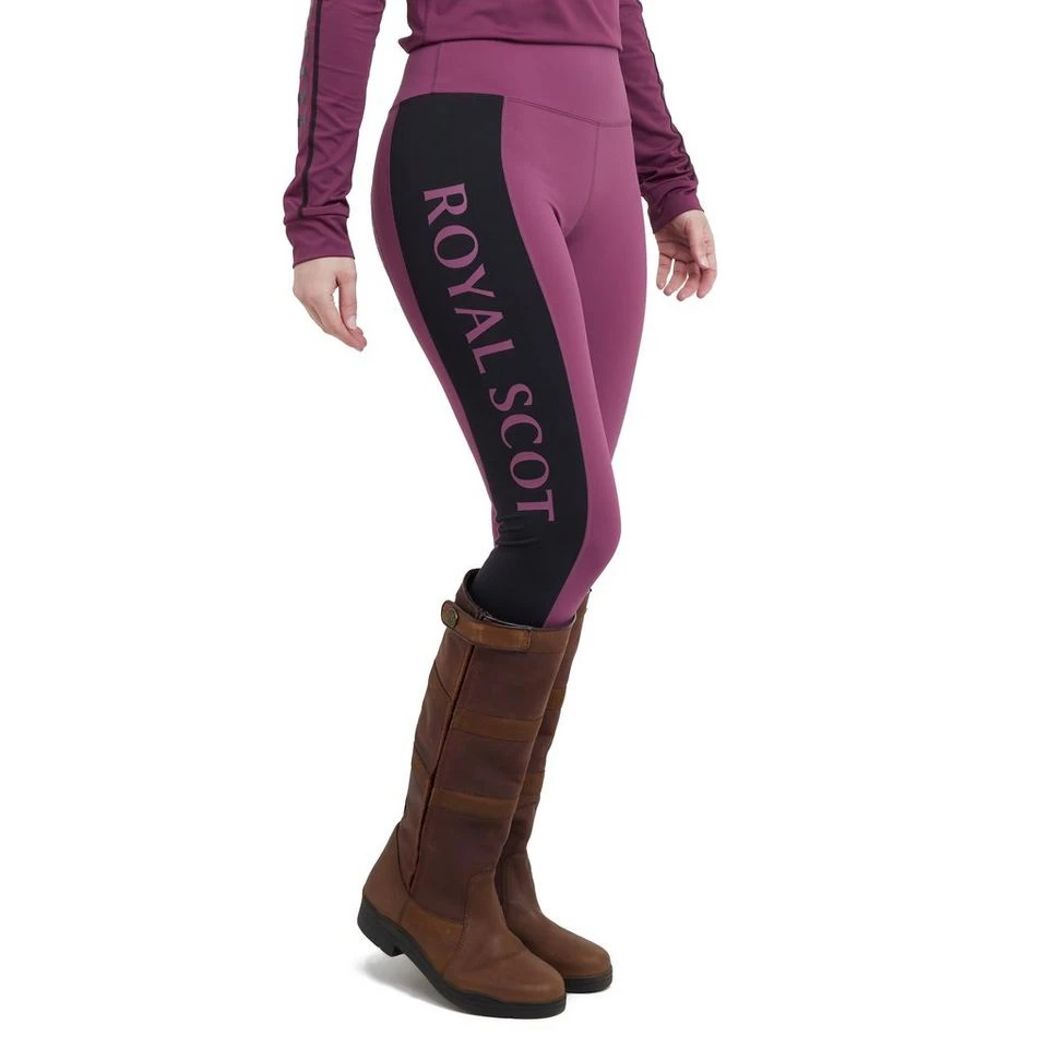 Women's Full Seat Riding Tights In Wine 9 Women's Full Seat Riding Tights In Wine - Image 9